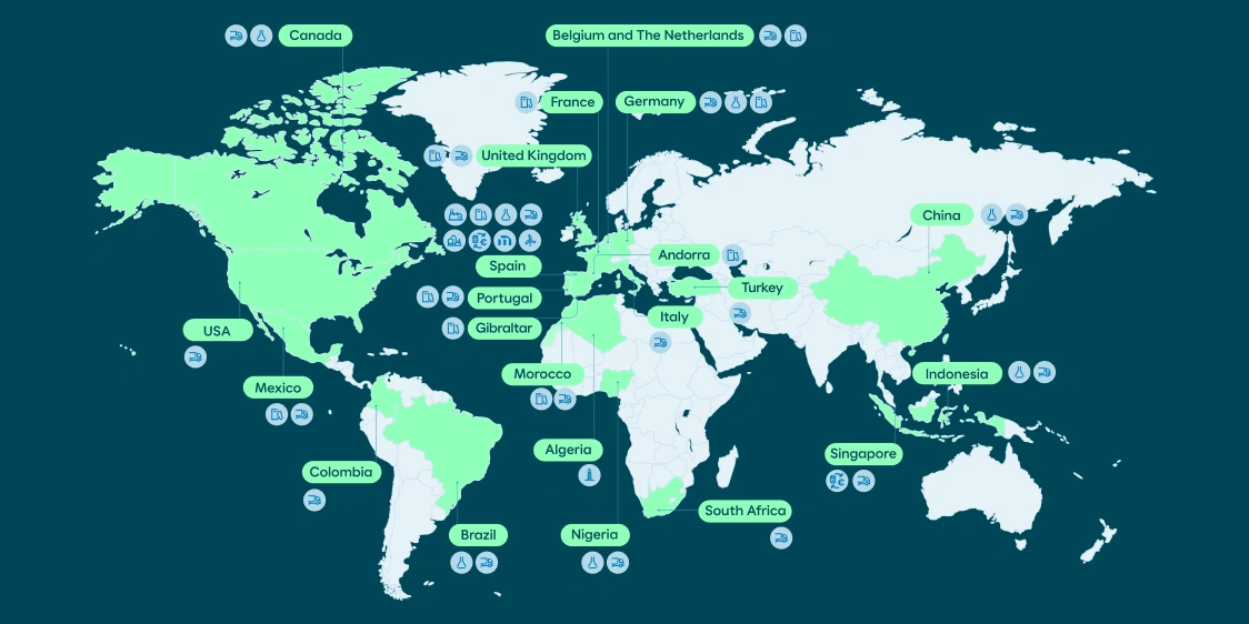 Moeve’s international footprint