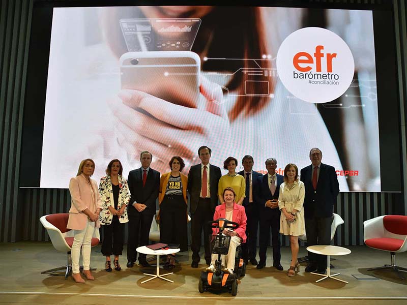 Participants at the presentation of the II Work-life balance Barometer for Spain