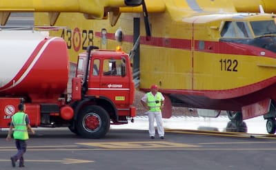 Casi una década de apoyo de Cepsa a la campaña estival contraincendios en La Gomera